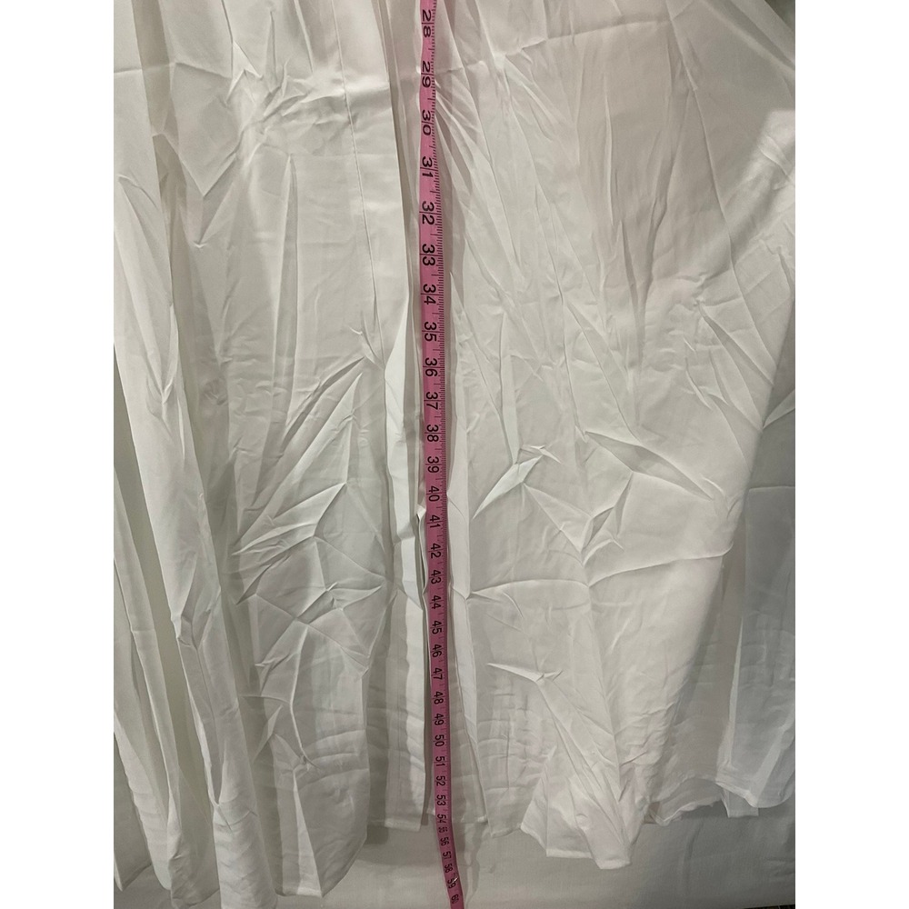 Metamorphosis Girl Maxi Shirt Dress Womens XXL White Long Sleeve Button Front - Picture 6 of 12